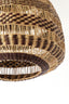 Hanging lamp 47x46 cm SOLUNA seagrass natural+brown