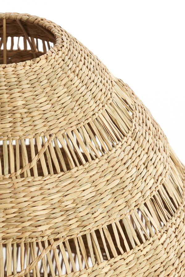 Hanging lamp 56x55 cm SOLUNA seagrass natural