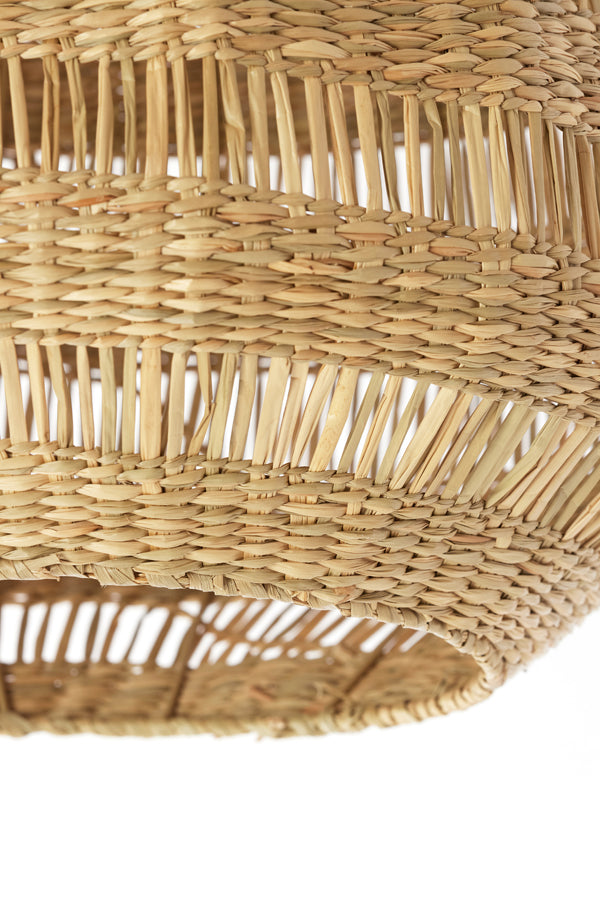 Hanging lamp 56x55 cm SOLUNA seagrass natural