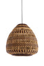 Hanging lamp 56x55 cm SOLUNA seagrass natural+brown