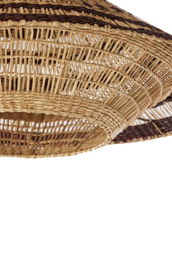 Hanging lamp 80x30 cm OWANA seagrass natural+brown