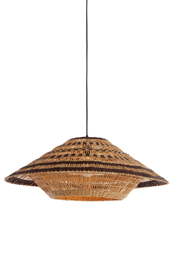 Hanging lamp 80x30 cm OWANA seagrass natural+brown