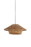 Hanging lamp 64x26 cm OWANA seagrass natural+brown