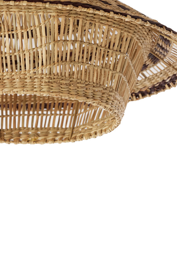 Hanging lamp 64x26 cm OWANA seagrass natural+brown