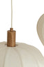 Hanging lamp 10L 138x49x180 cm HUXI wood prnt nat+linn cream