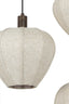 Hanging lamp 10L 138x49x180 cm HUXI wood prnt d brwn+linen n