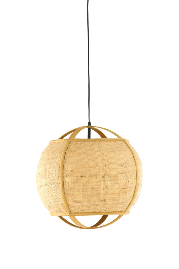 Hanging lamp 41x39 cm BOZONA rattan natural