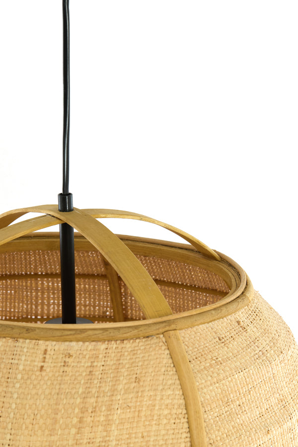 Hanging lamp 41x39 cm BOZONA rattan natural