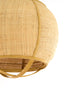 Hanging lamp 41x39 cm BOZONA rattan natural