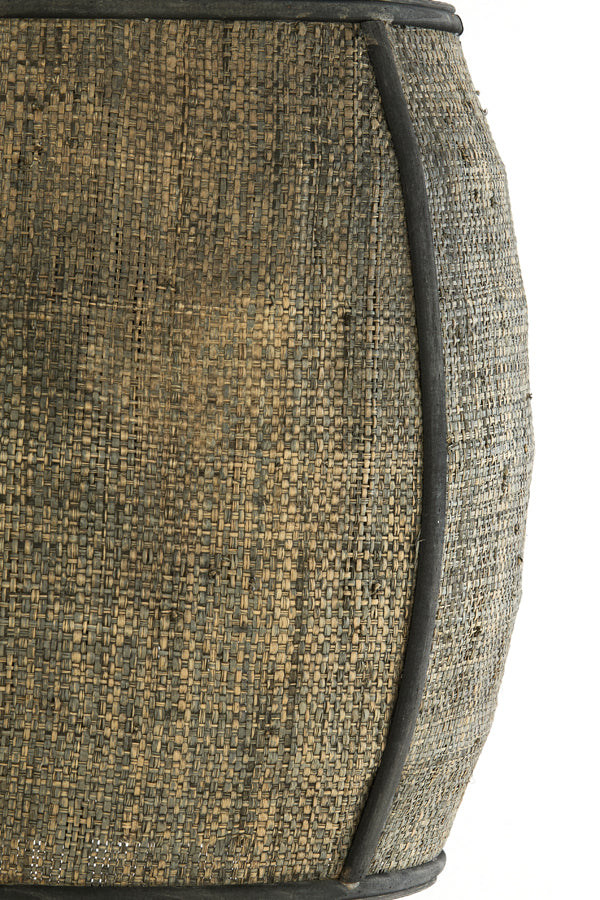 Hanging lamp 38,5x55 cm BOZONA rattan brown-grey