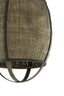 Hanging lamp 38,5x55 cm BOZONA rattan brown-grey
