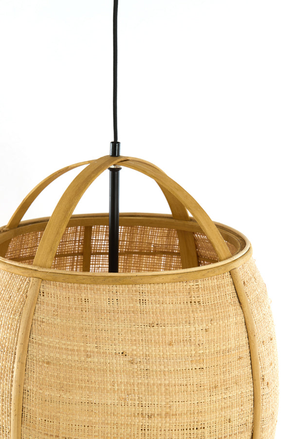 Hanging lamp 38,5x55 cm BOZONA rattan natural