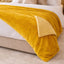 Malini Cosy Mustard Throw