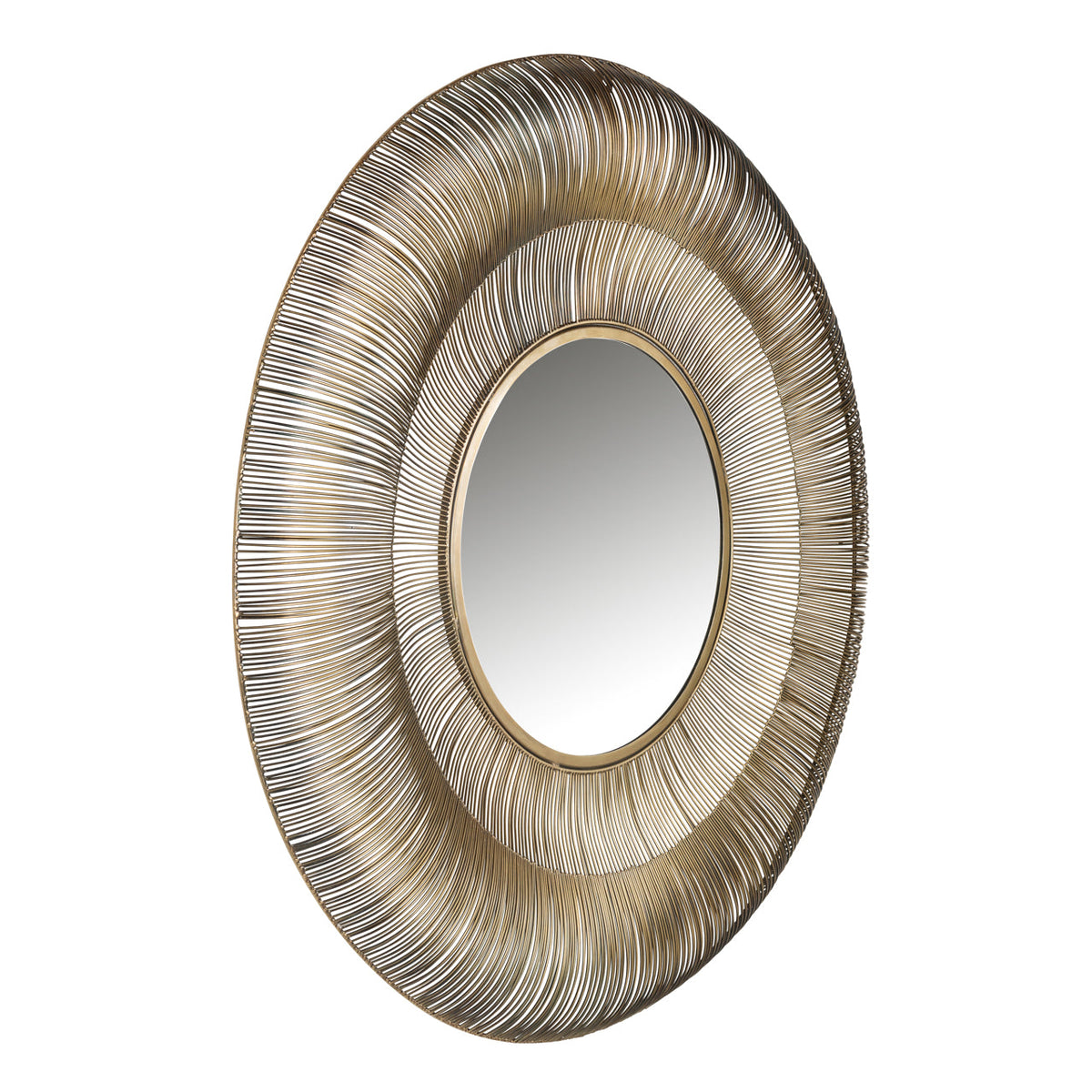 Mirror Aliza brushed gold 101Ø