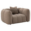 Lounge chair Hogan mocca chunky fire retardant