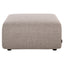 Outdoor pouffe & footstool Dawson greige alpine