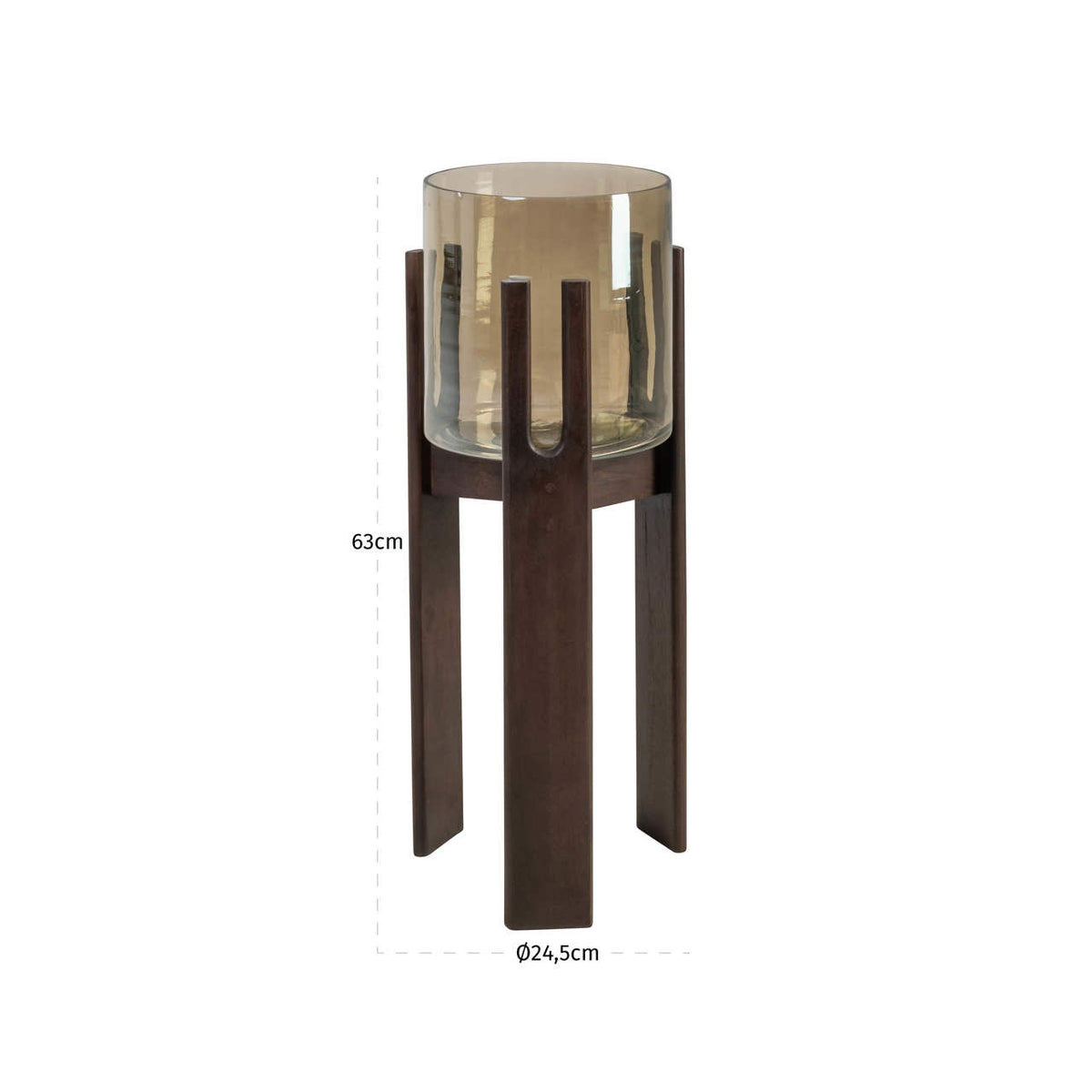 Hurricane light Paige walnut small