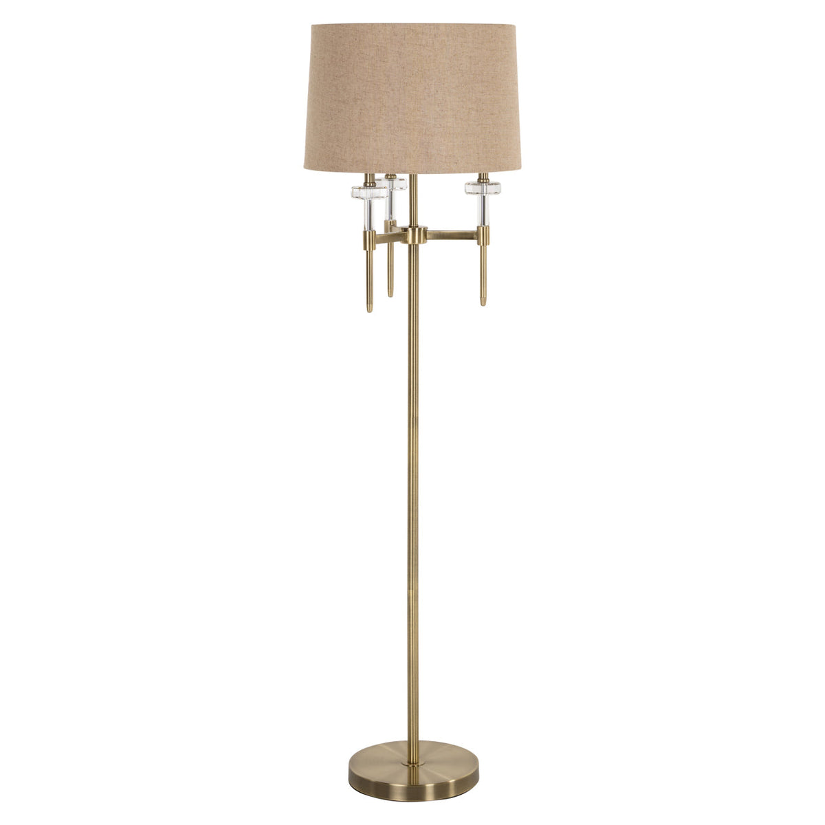 Floor lamp Josie brushed gold