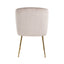 Dining chair Cannon khaki velvet