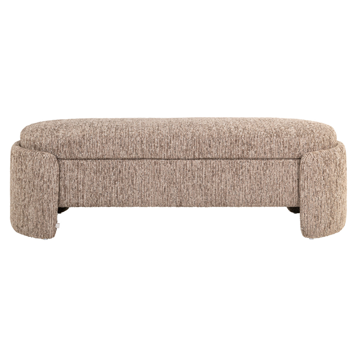 Bench Cupid mocca linear with storage