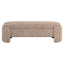 Bench Cupid mocca linear with storage