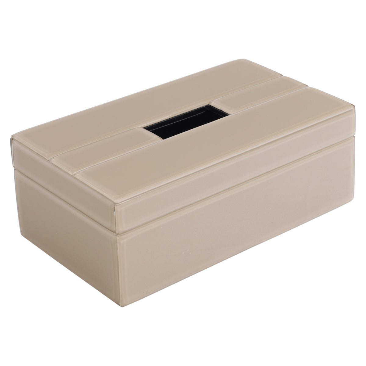 Decorative object Viper taupe tissue box