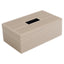 Decorative object Viper taupe tissue box