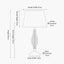 Jenna Silver Metal Twist Detail Table Lamp