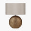Mabel Bronze Dot Textured Ceramic Table Lamp