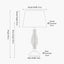 Jenna Antique Brass Metal Twist Detail Table Lamp