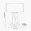 Derna Driftwood and Natural Jute Table Lamp