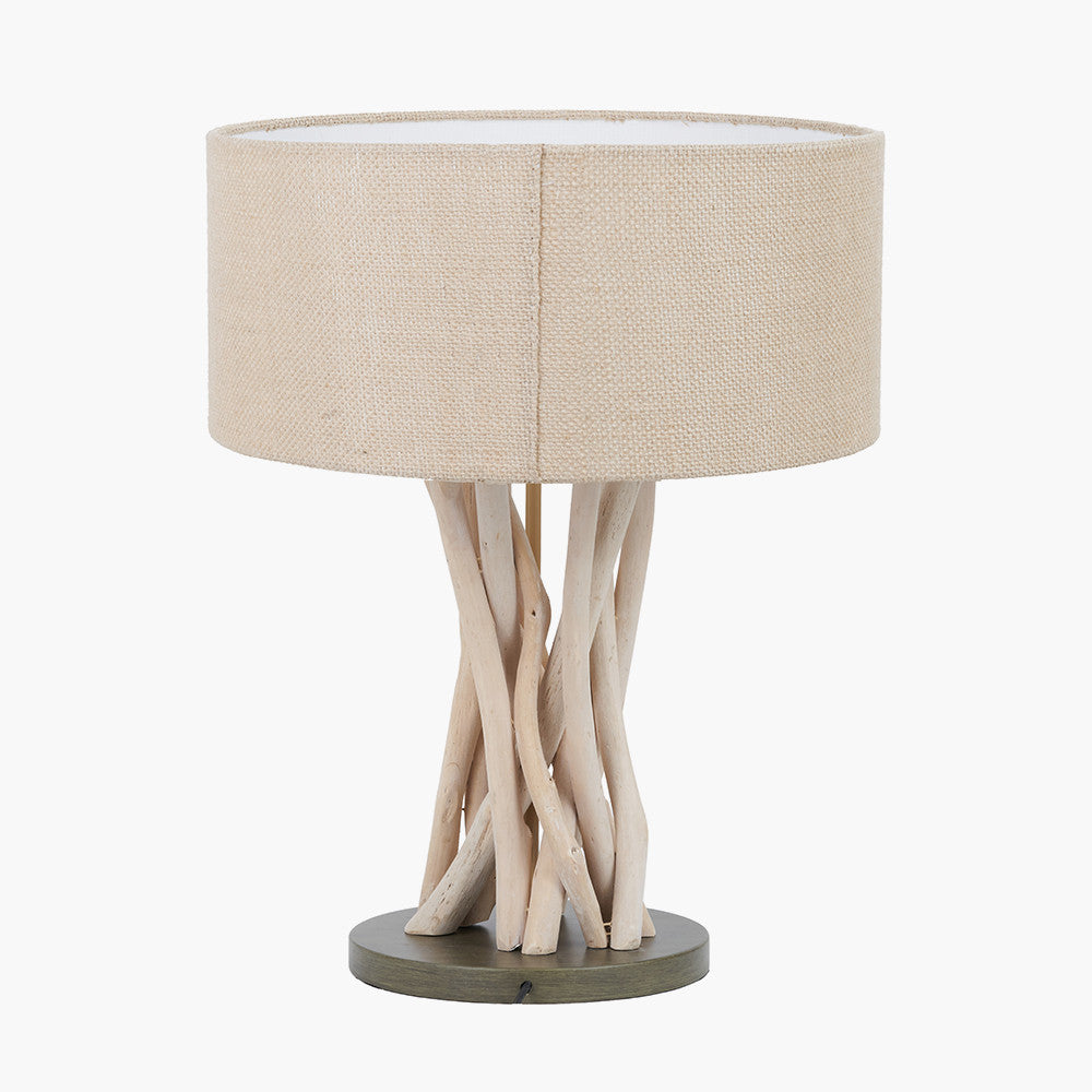 Derna Driftwood and Natural Jute Table Lamp