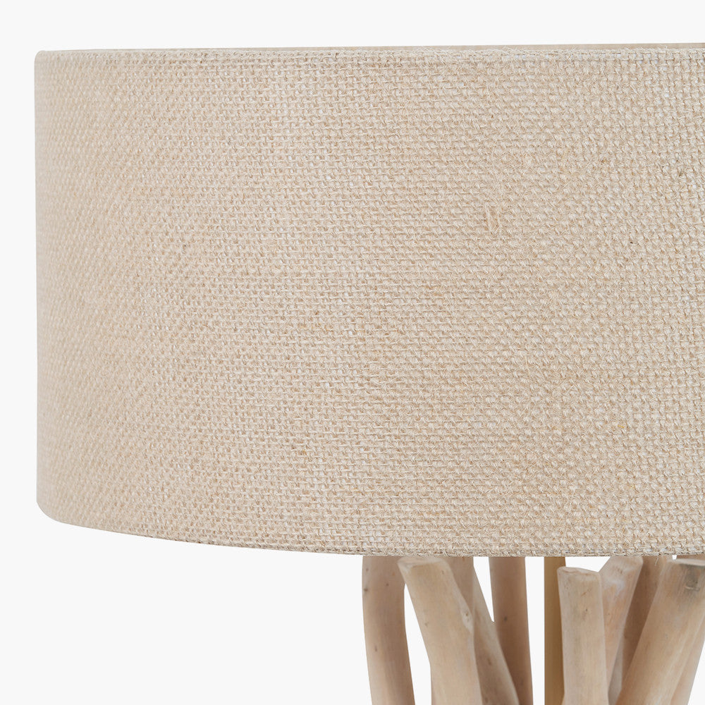 Derna Driftwood and Natural Jute Table Lamp