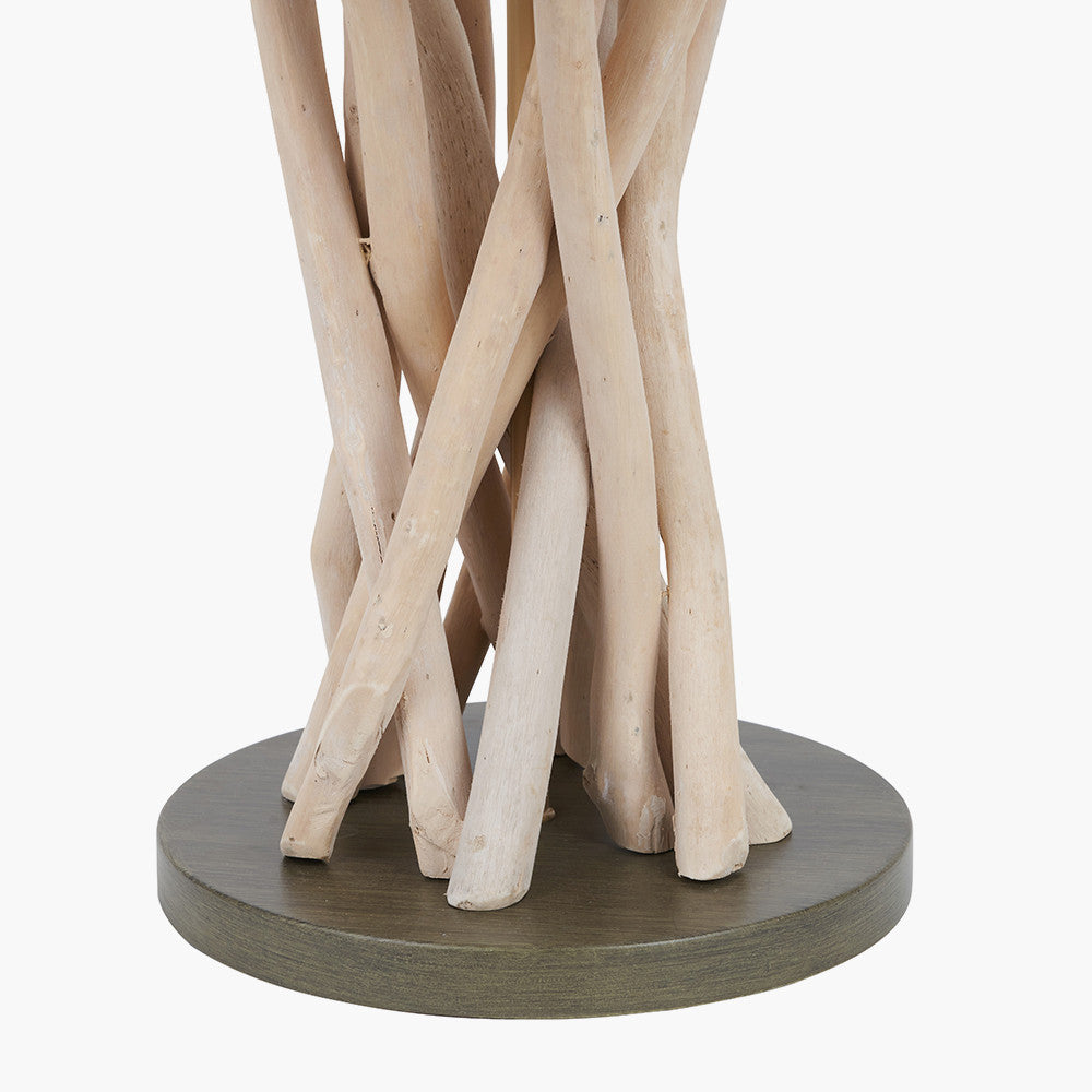 Derna Driftwood and Natural Jute Table Lamp