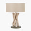 Derna Driftwood and Natural Jute Table Lamp