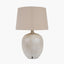 Greta Natural and Cream Textured Ceramic Table Lamp