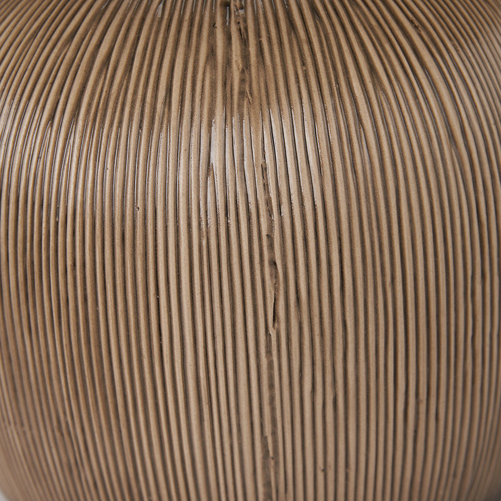 Greta Brown and Black Textured Ceramic Table Lamp