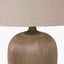 Greta Brown and Black Textured Ceramic Table Lamp