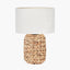 Zadi Natural Plaited Tall Water Hyacinth Table Lamp