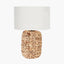 Zadi Natural Plaited Tall Water Hyacinth Table Lamp