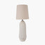 Laila Natural Organic Tall Ceramic Table Lamp