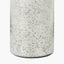 Ophelia Small Mercurial Glass Table Lamp Base with Edward 30cm Natural Linen Cylinder Lampshade