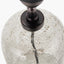 Ophelia Small Grey Bubble Glass Table Lamp Base with Henry 30cm Taupe Handloom Cylinder Lampshade