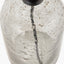 Ophelia Small Grey Bubble Glass Table Lamp Base with Vienna 35cm Taupe Chevron Mushroom Pleat Lampshade