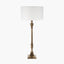 Canterbury Antique Brass Metal Table Lamp Base