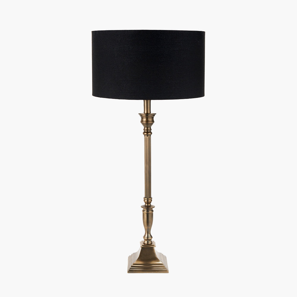 Canterbury Antique Brass Metal Table Lamp Base