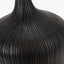 Taika Antique Black Textured Wood Table Lamp Base with Edward 40cm Pistachio Green Linen Cylinder Lampshade