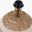Talalla Cream and Natural  Sea Grass Round Table Lamp