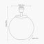 Talalla Cream and Natural  Sea Grass Round Table Lamp