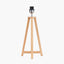 Whitby Natural Wood Tapered 4 Post Table Lamp Base